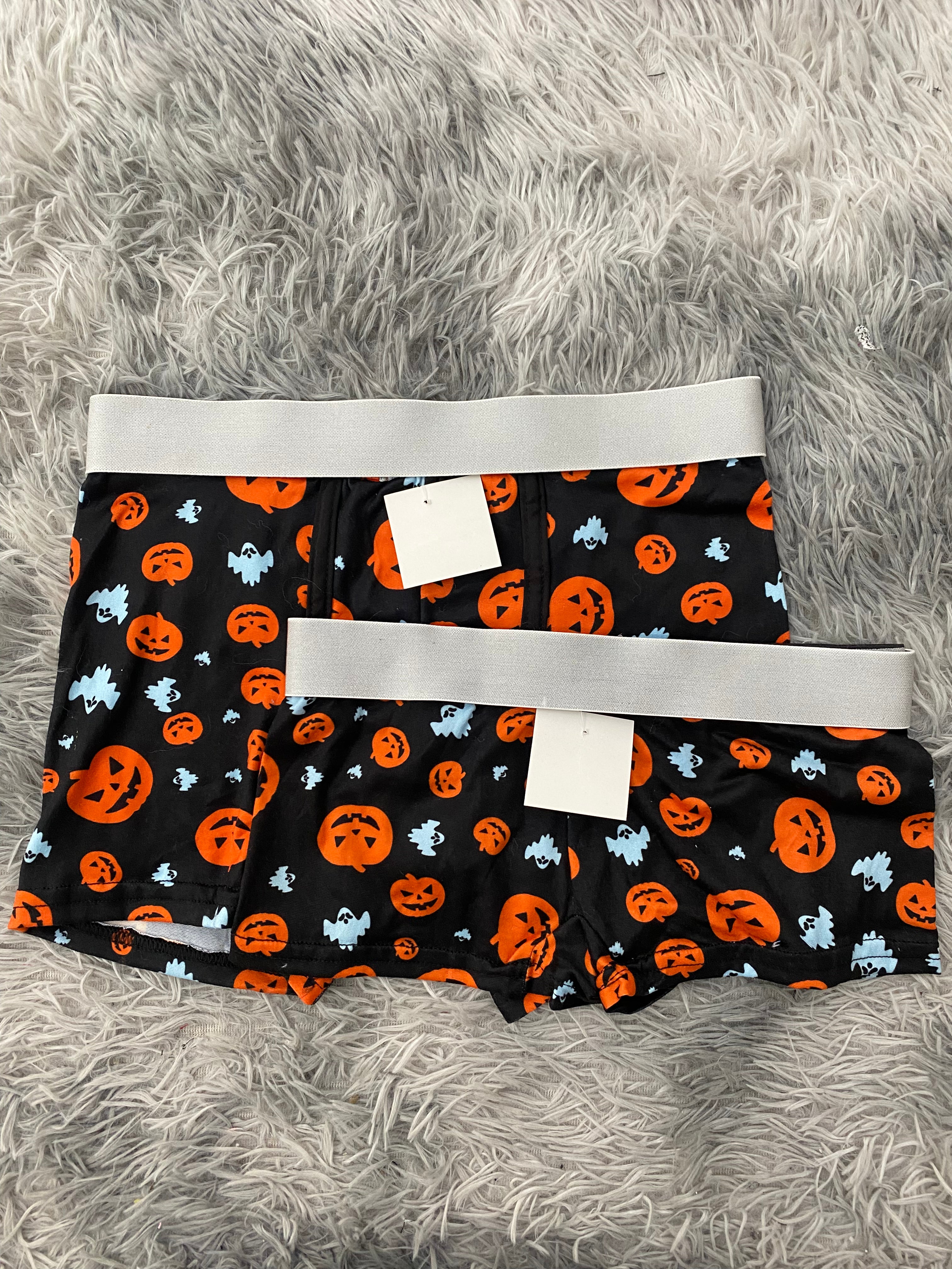 Calabazas y fantasmas Duo Con Boxer Unitalla