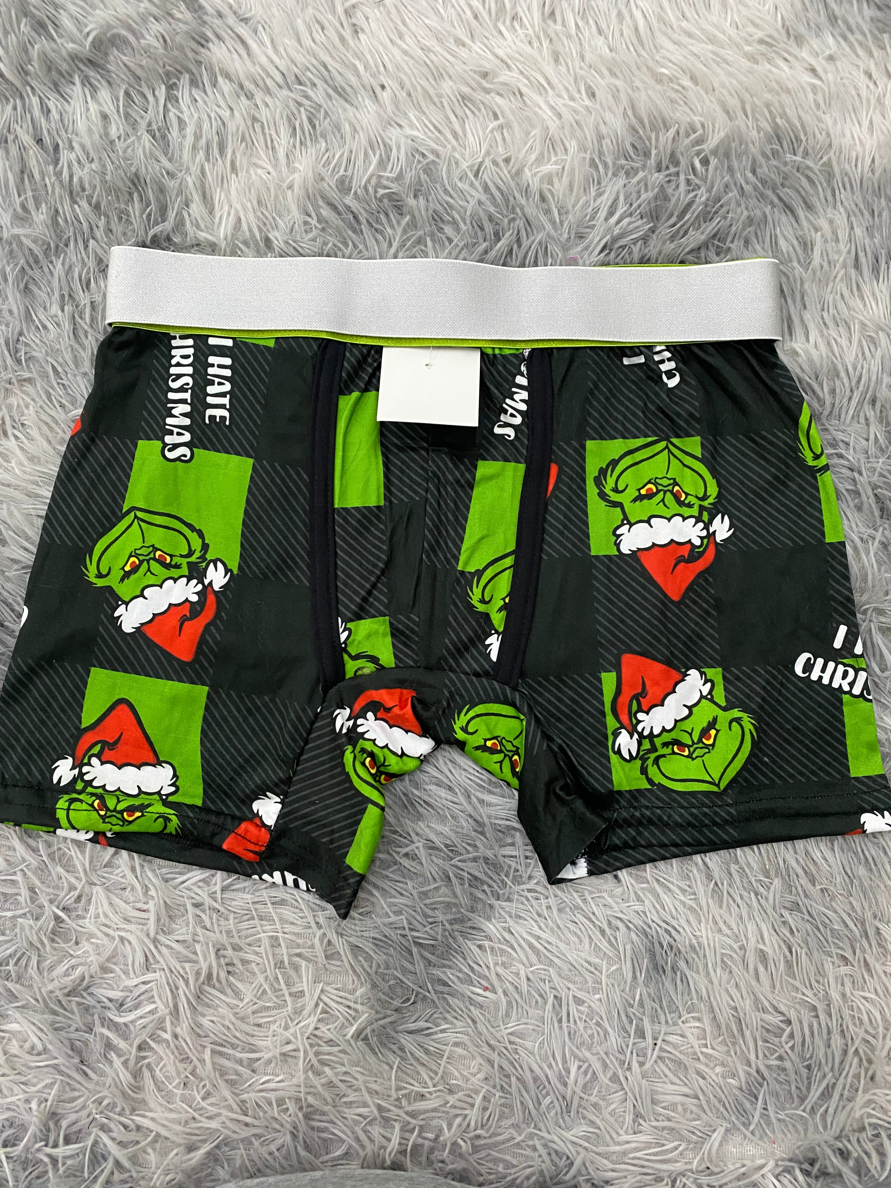Grinch cuadros i hate Christmas Boxer De Hombre unitalla
