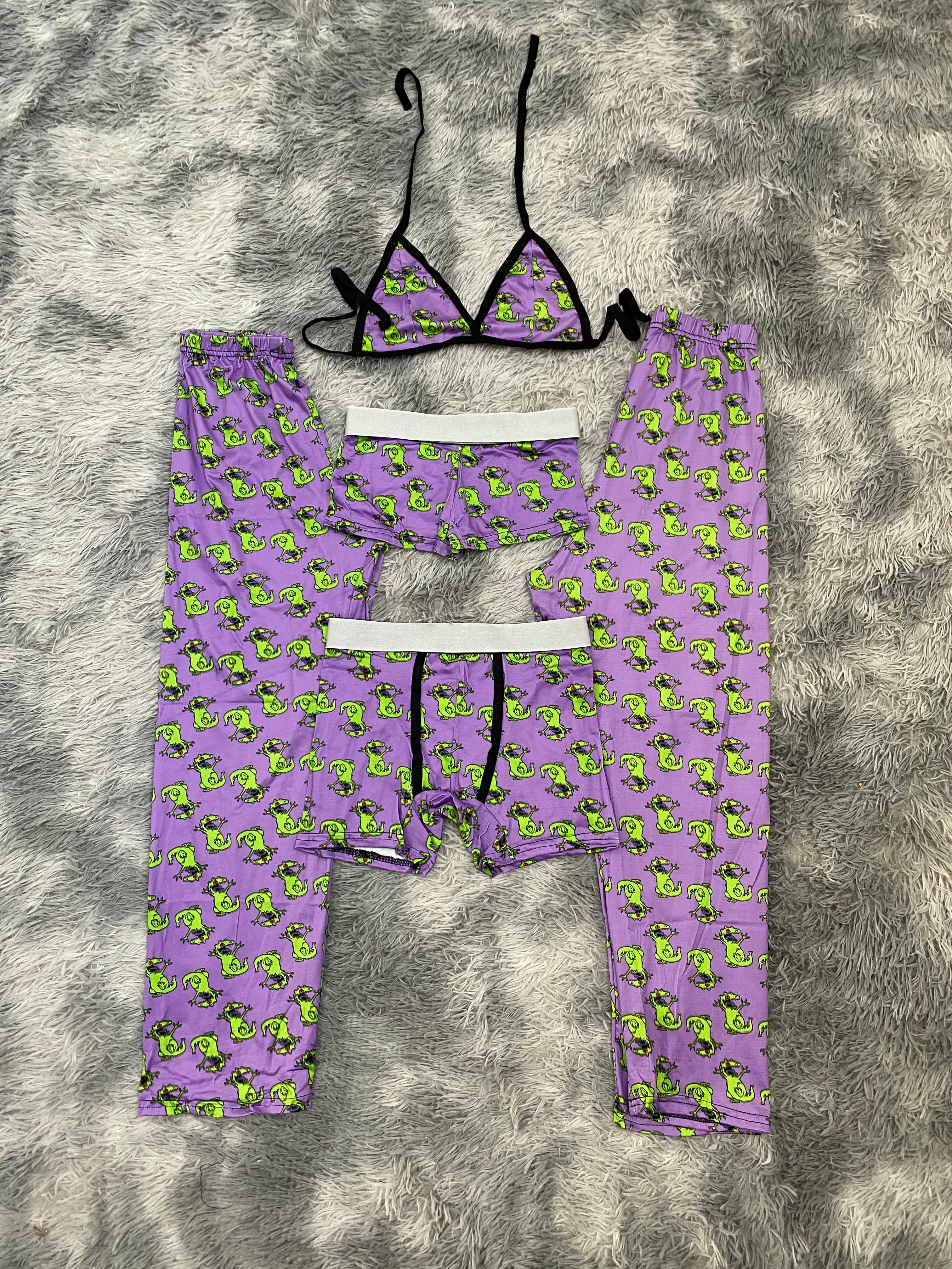 Reptar Pijama De 5 Piezas