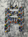 Marvel Comics Pijama De 5 Piezas