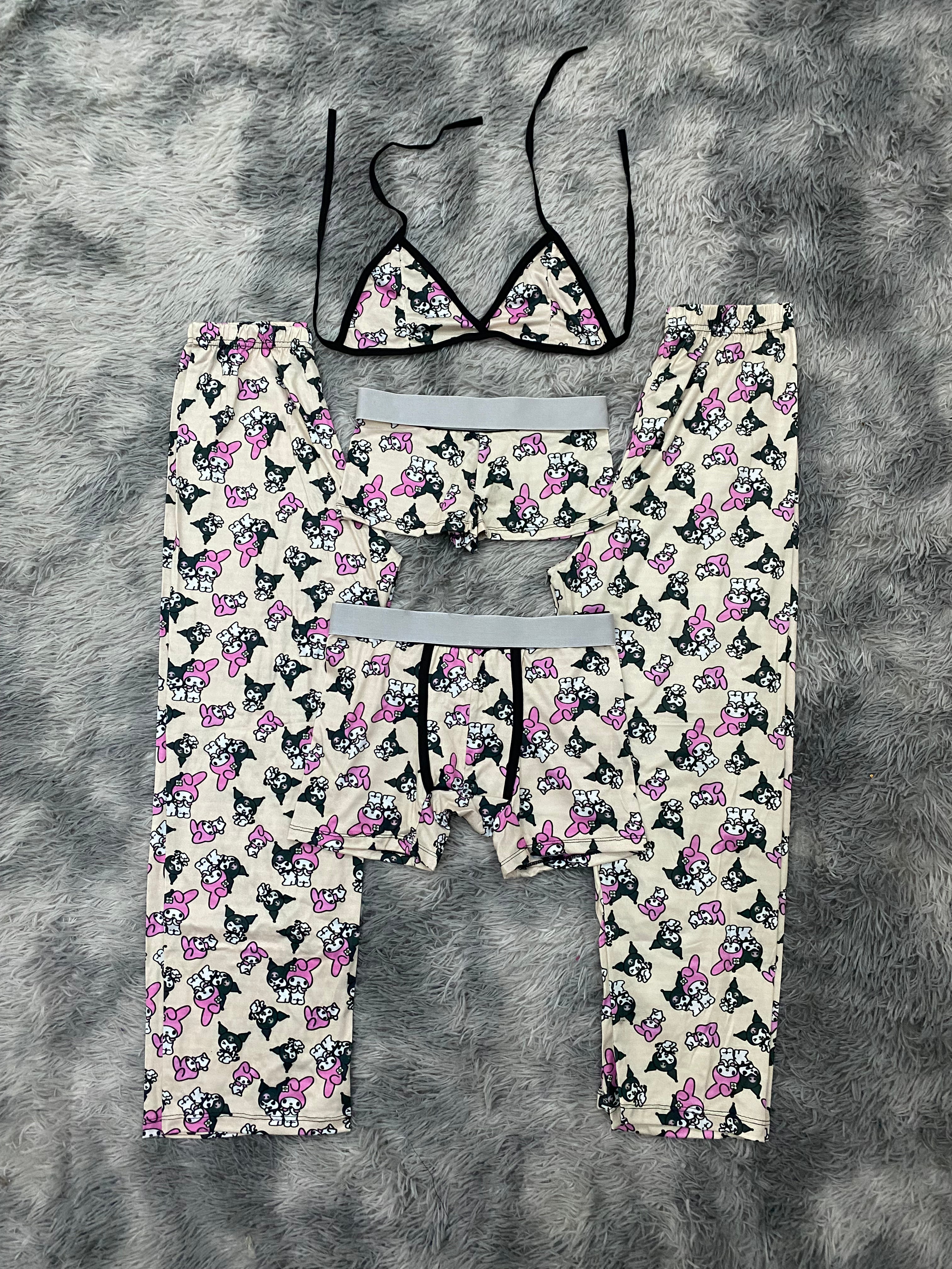 Kuromy y my Melody Pijama De 5 Piezas
