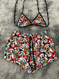Mickey Mouse Top Con Short Afelpado