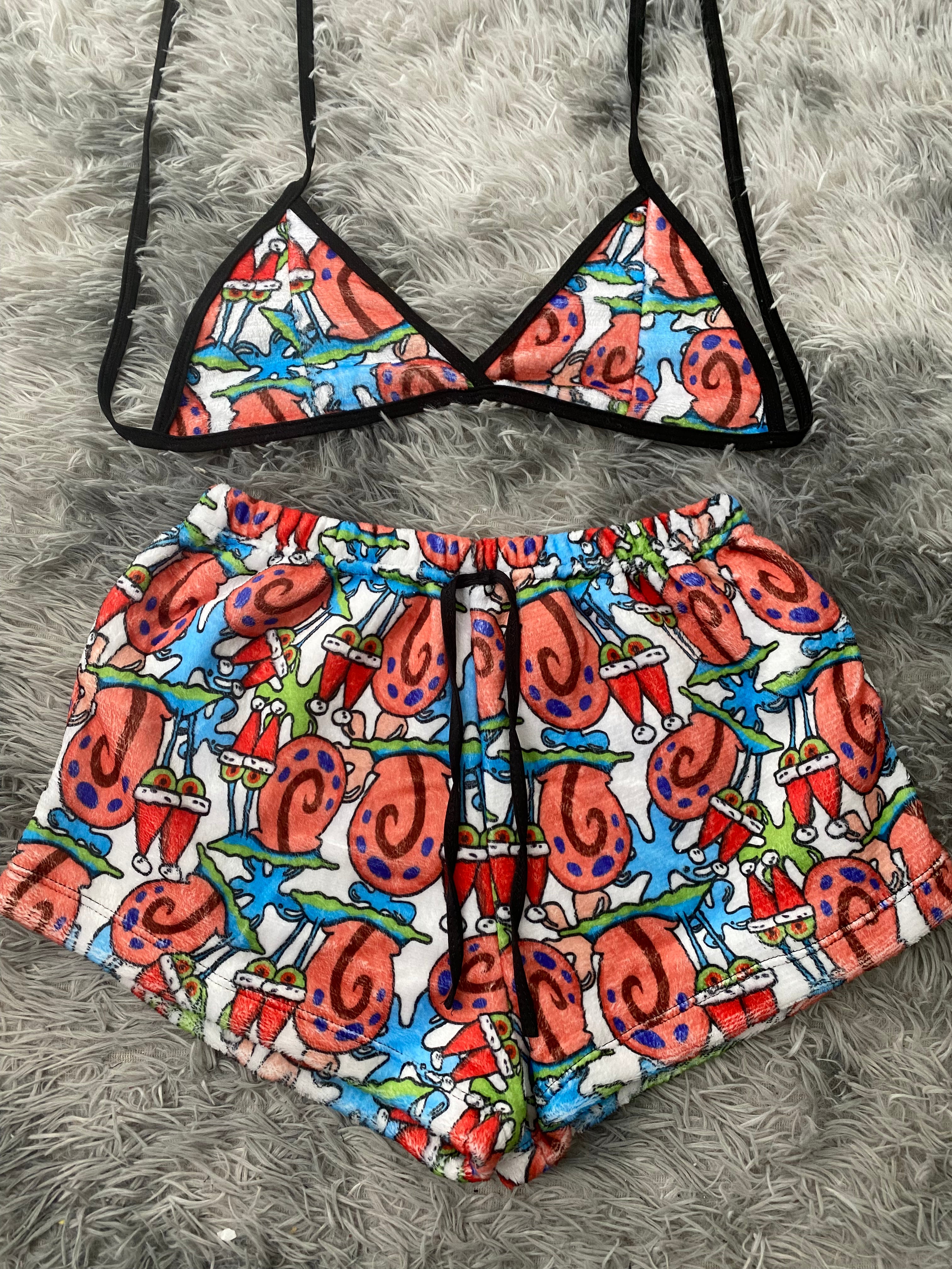 Gary navidad Top Con Short Afelpado