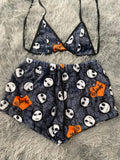 Jack con naranja Top Con Short Afelpado