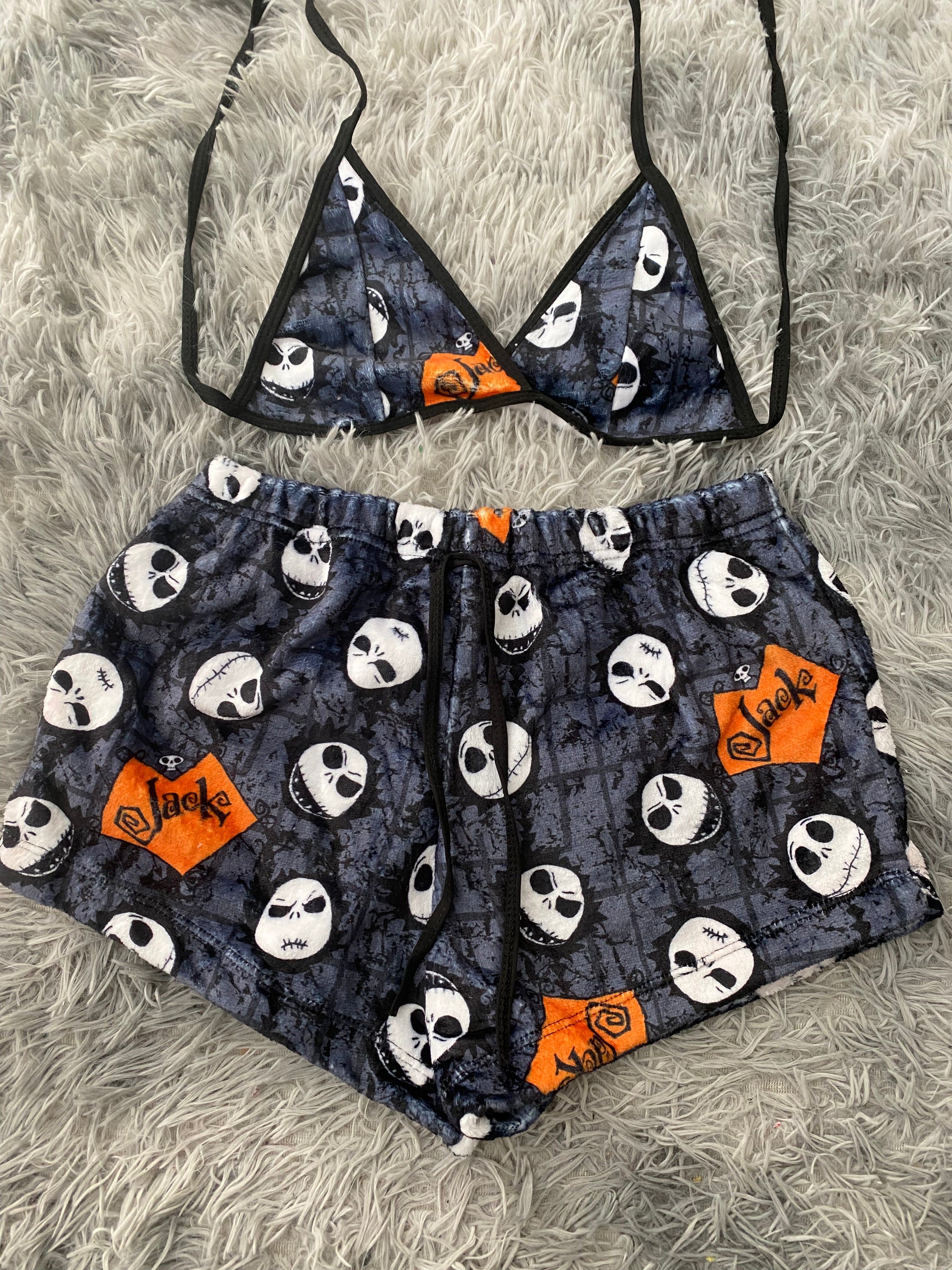 Jack con naranja Top Con Short Afelpado