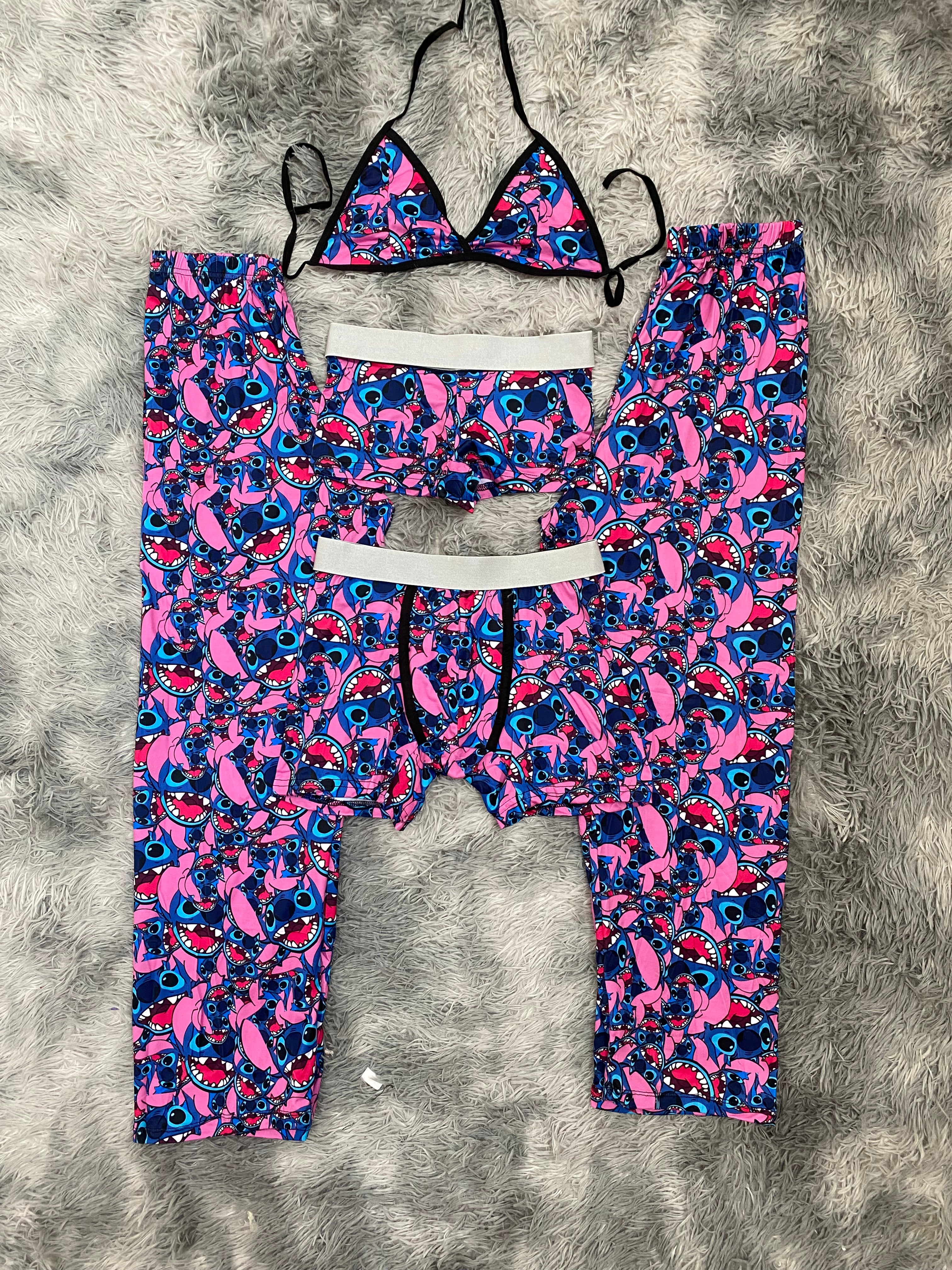 Stitch caras Pijama De 5 Piezas