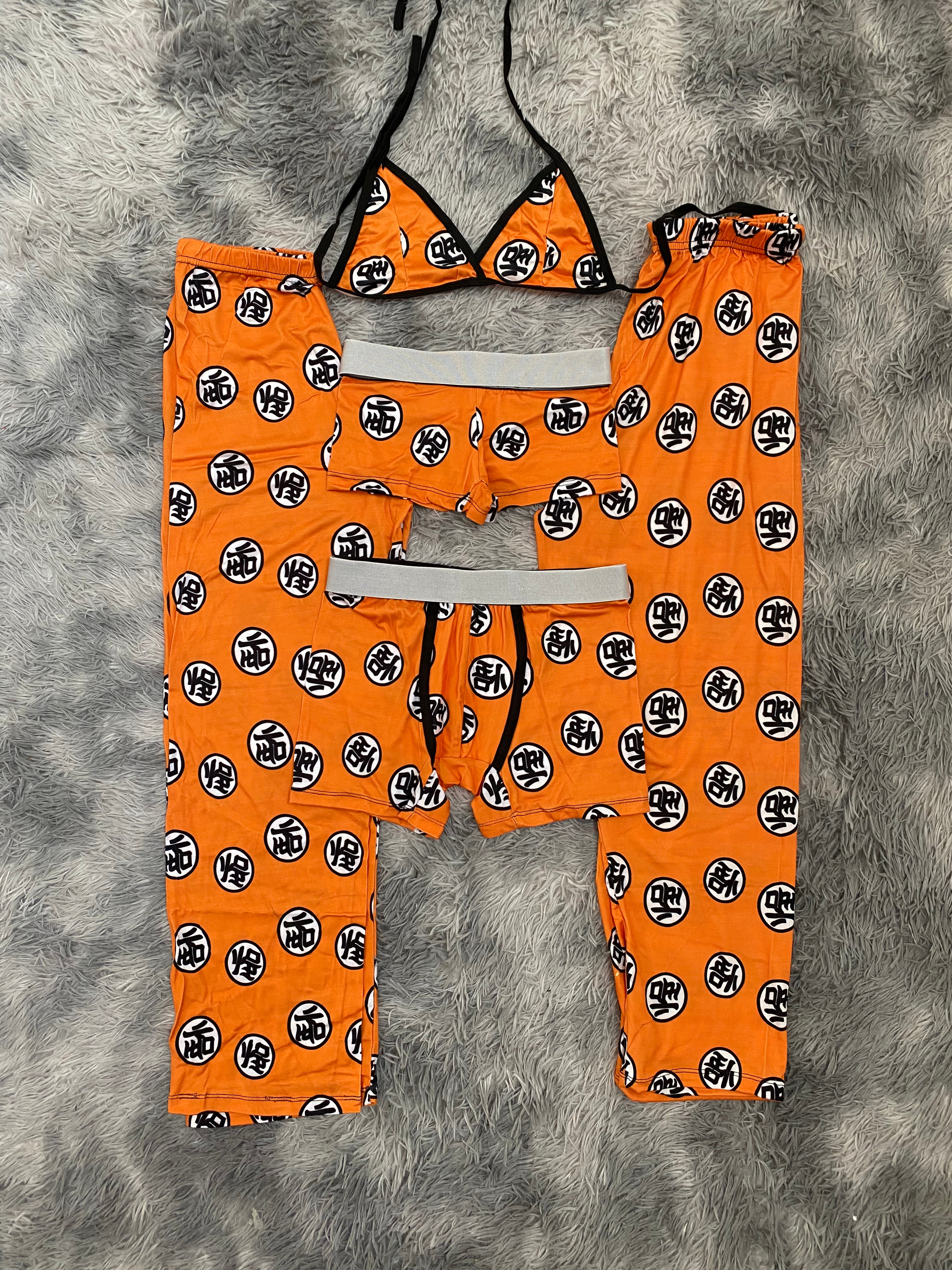 Drago ball Pijama De 5 Piezas