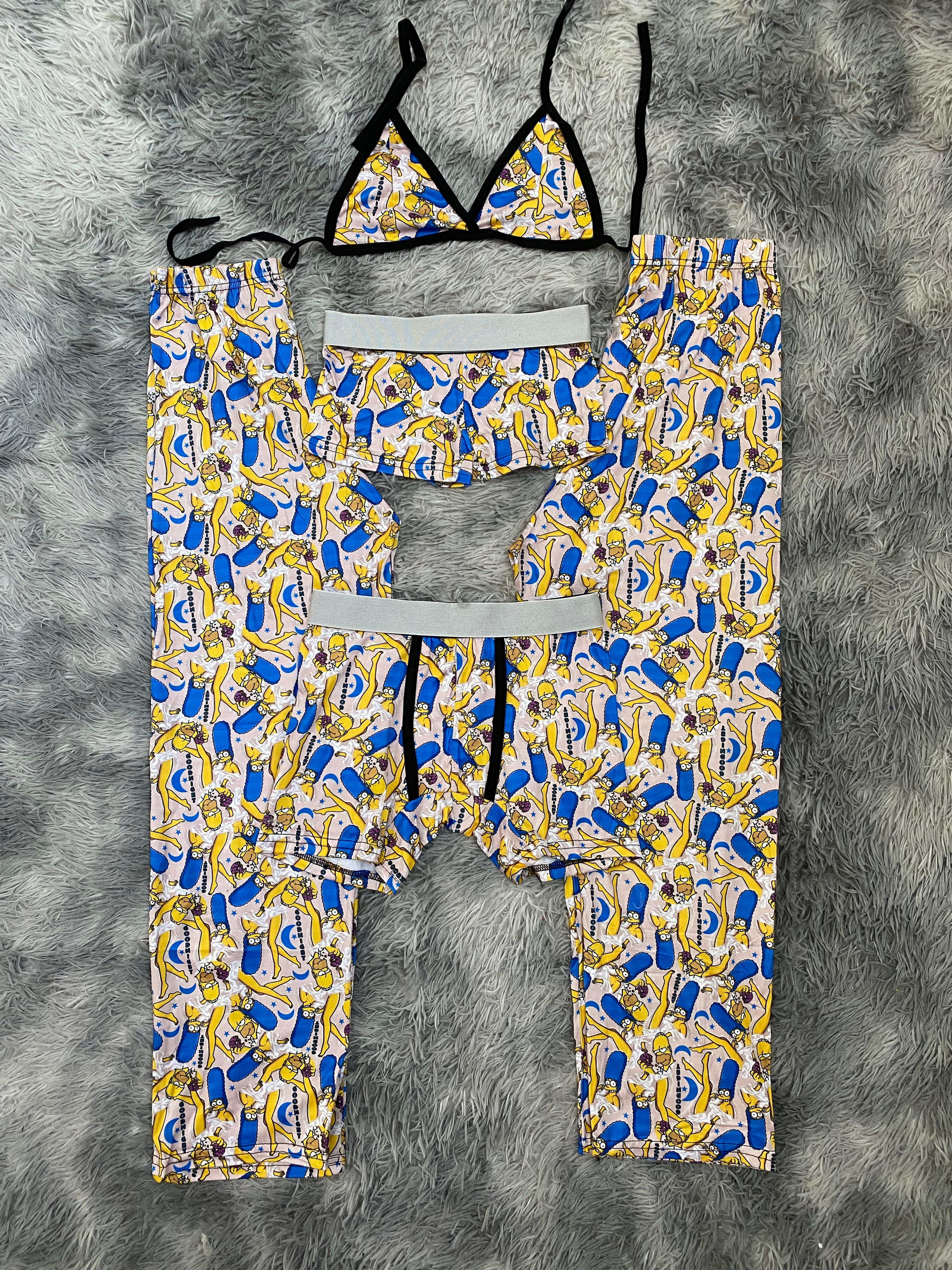 Homero y Marge Pijama De 5 Piezas