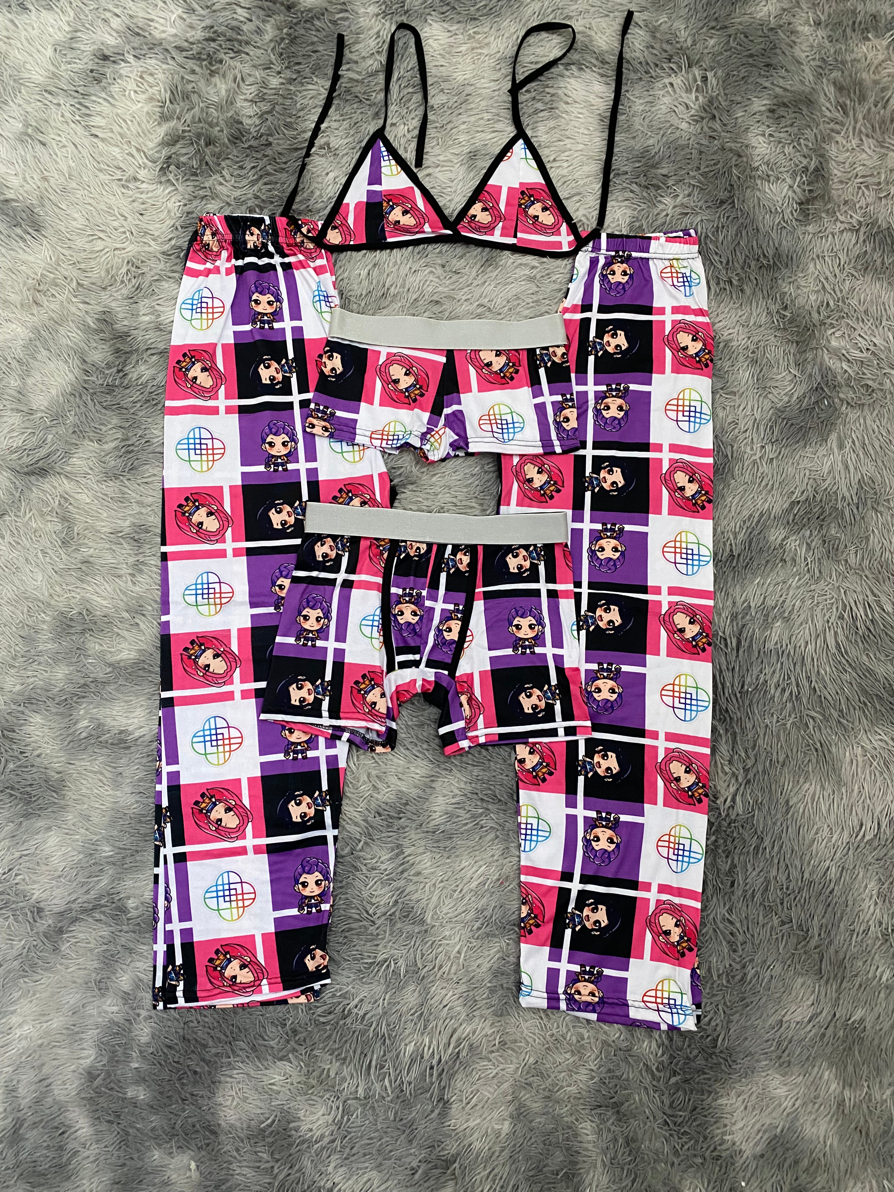 Guerreras K-pop Pijama De 5 Piezas