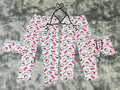 Hello Kitty Rosa Moño Pijama De 5 Piezas