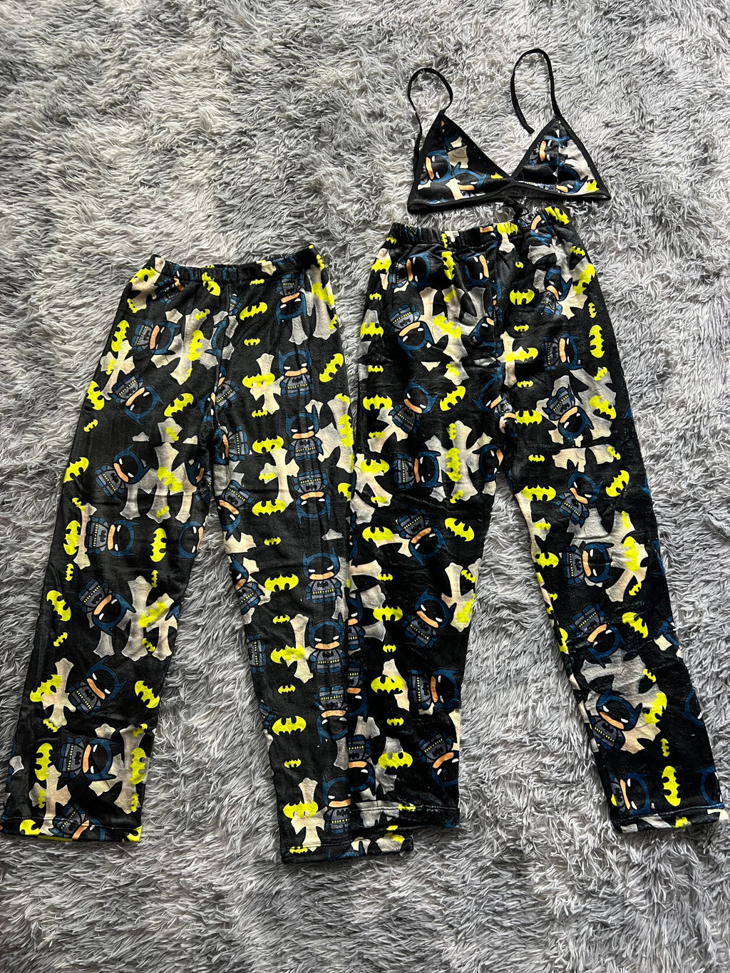 Batman Cruces Duo De Pijama Afelpada