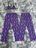 Stitch Corazón Duo De Pijama Afelpada