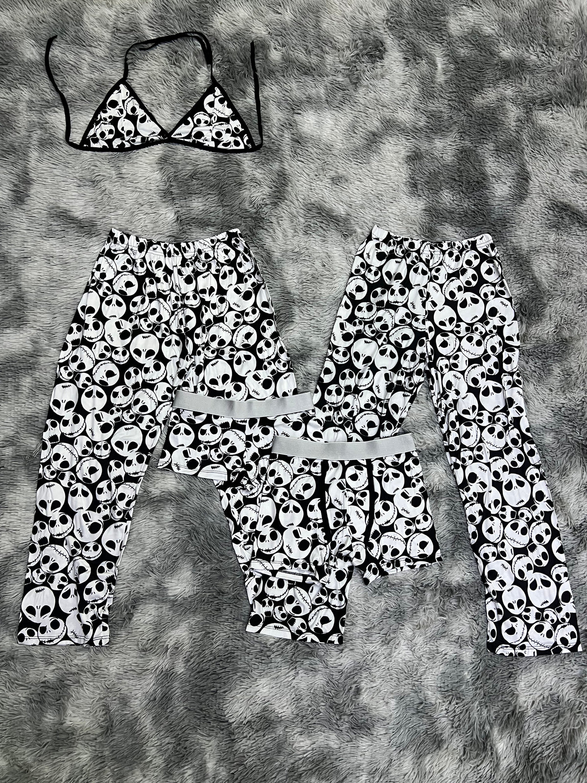 Jack Caras Halloween Pijama De 5 Piezas