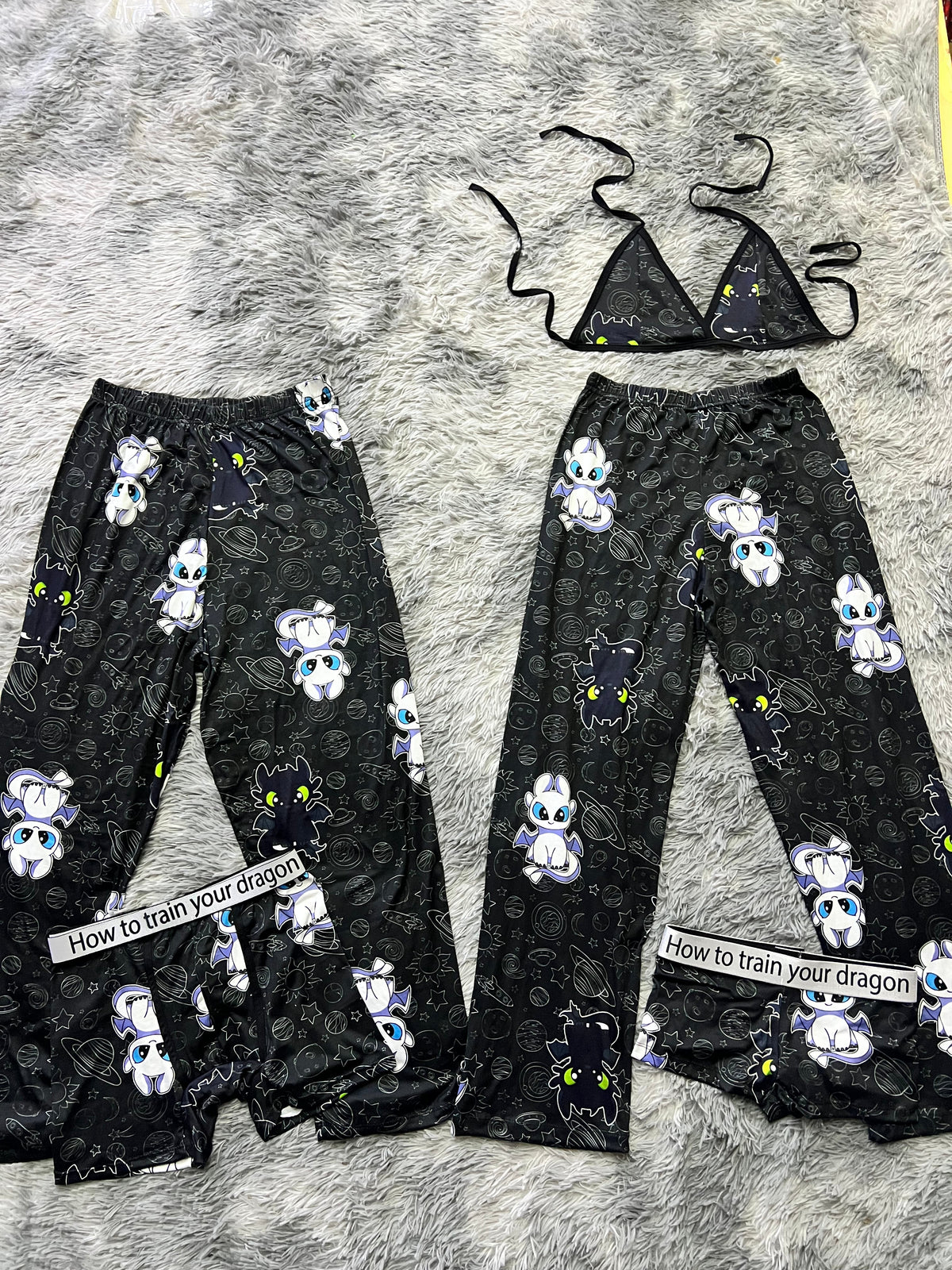 Dragón Pijama De 5 Piezas