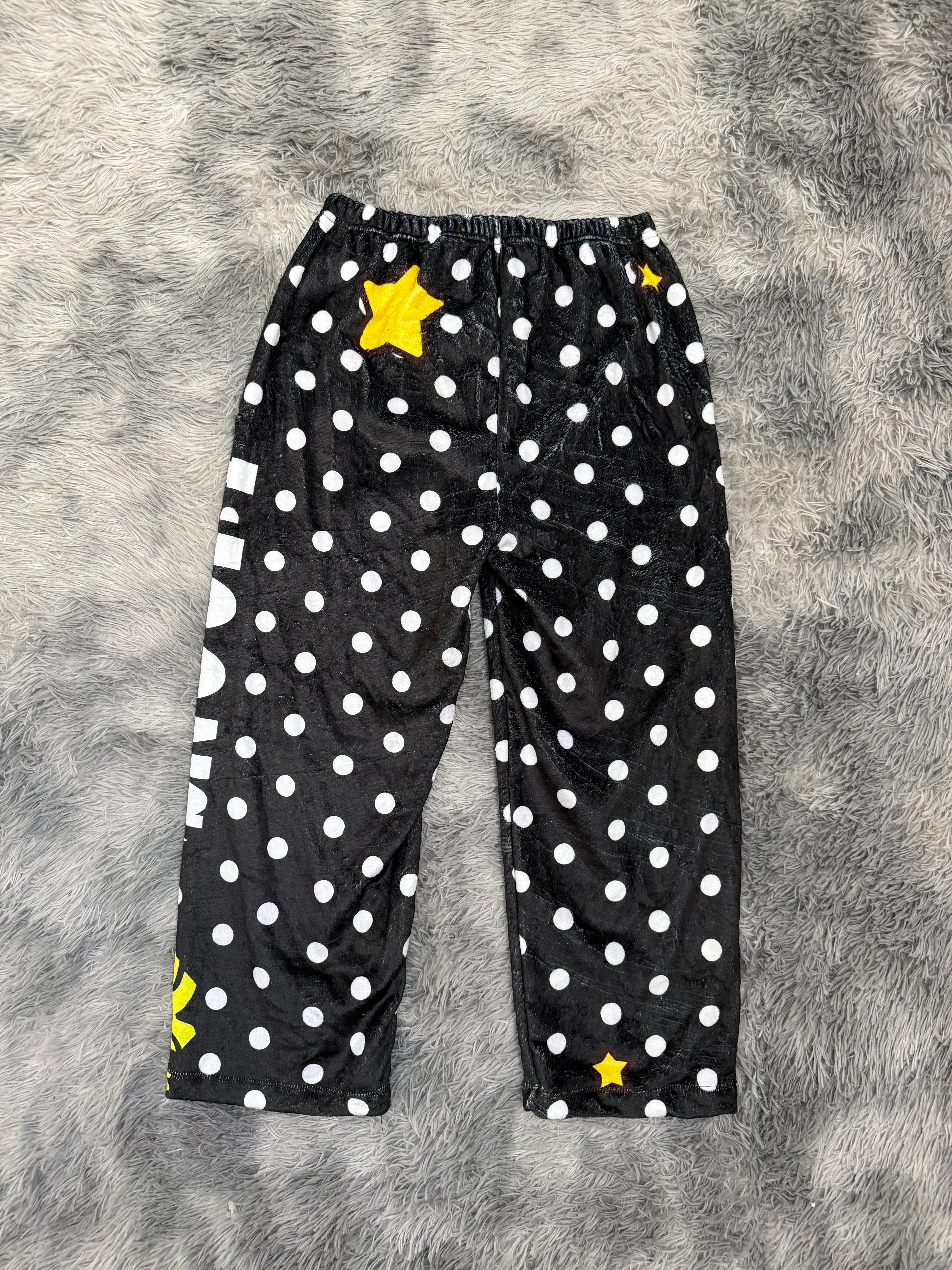 Snoopy puntitos fondo negro Pantalón De Pijama Dama