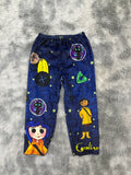 Coraline y gato negro Pantalón De Pijama Dama