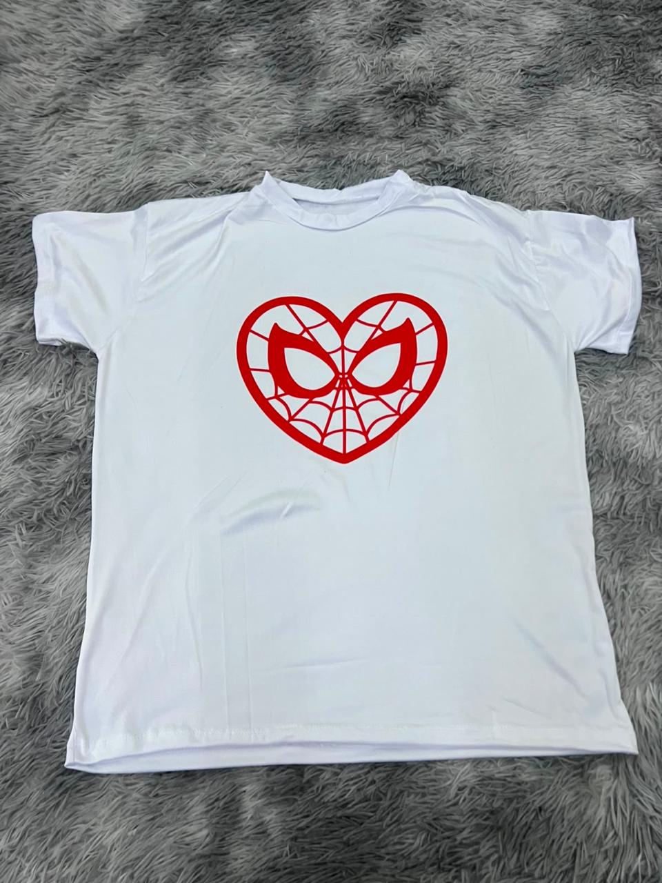 Spiderman Corazón Rojo Playera
