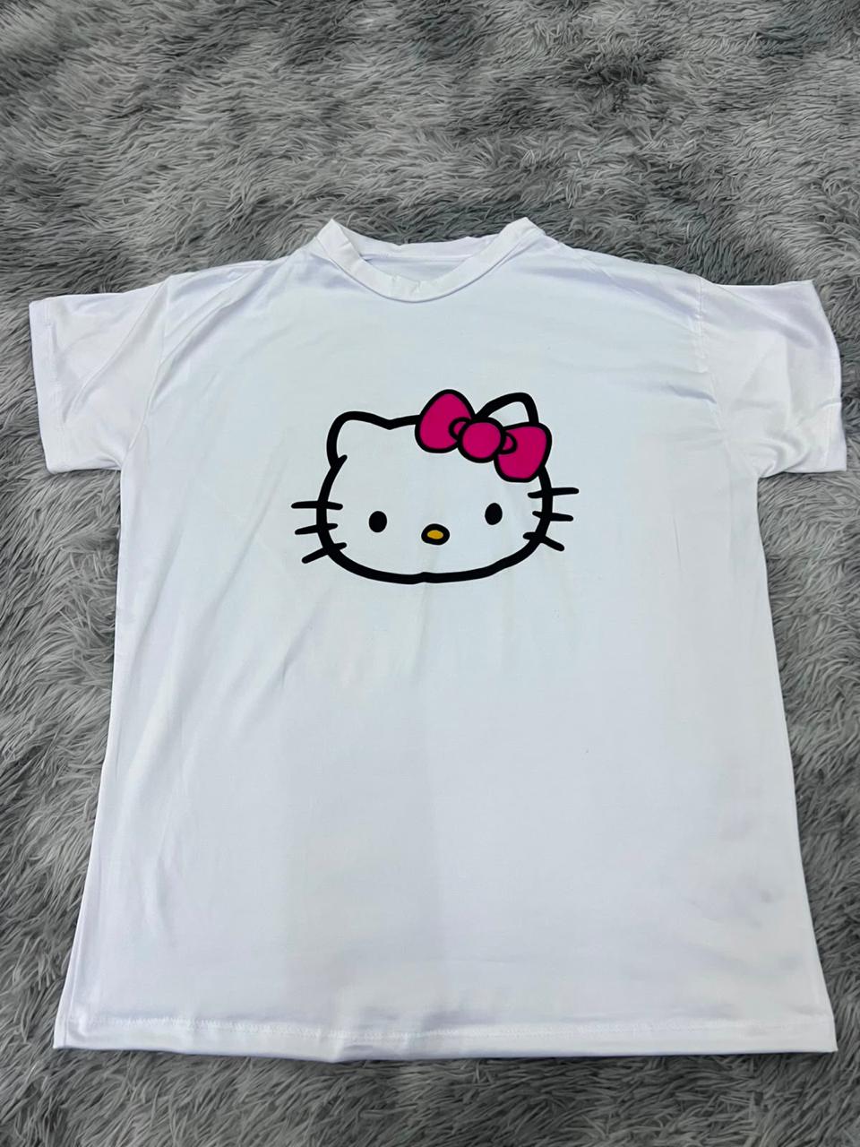 Hello Kitty Moño Rosa Playera