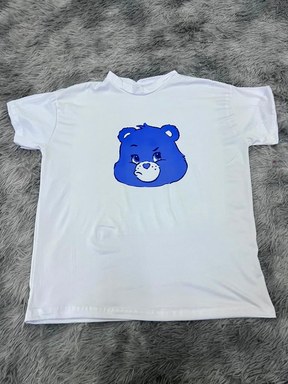 Oso Carinoso Azul Playera
