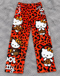 Hello Kitty Animal Print Pantalón De Pijama Dama
